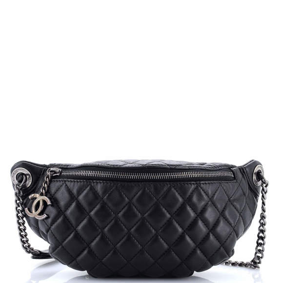 Chanel Banane Waist Bag Quilted Leather - Picture 1 of 6